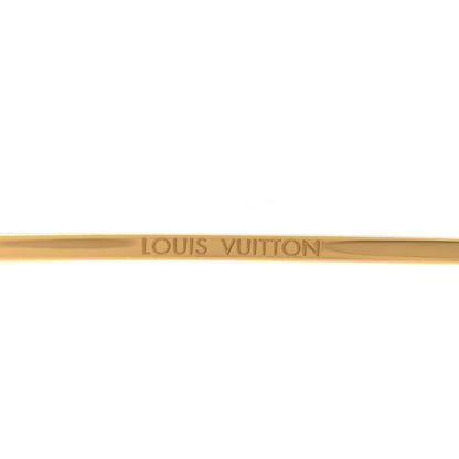 Louis Vuitton Grease Mask Sunglasses Z1470U Gold 5 of 8
