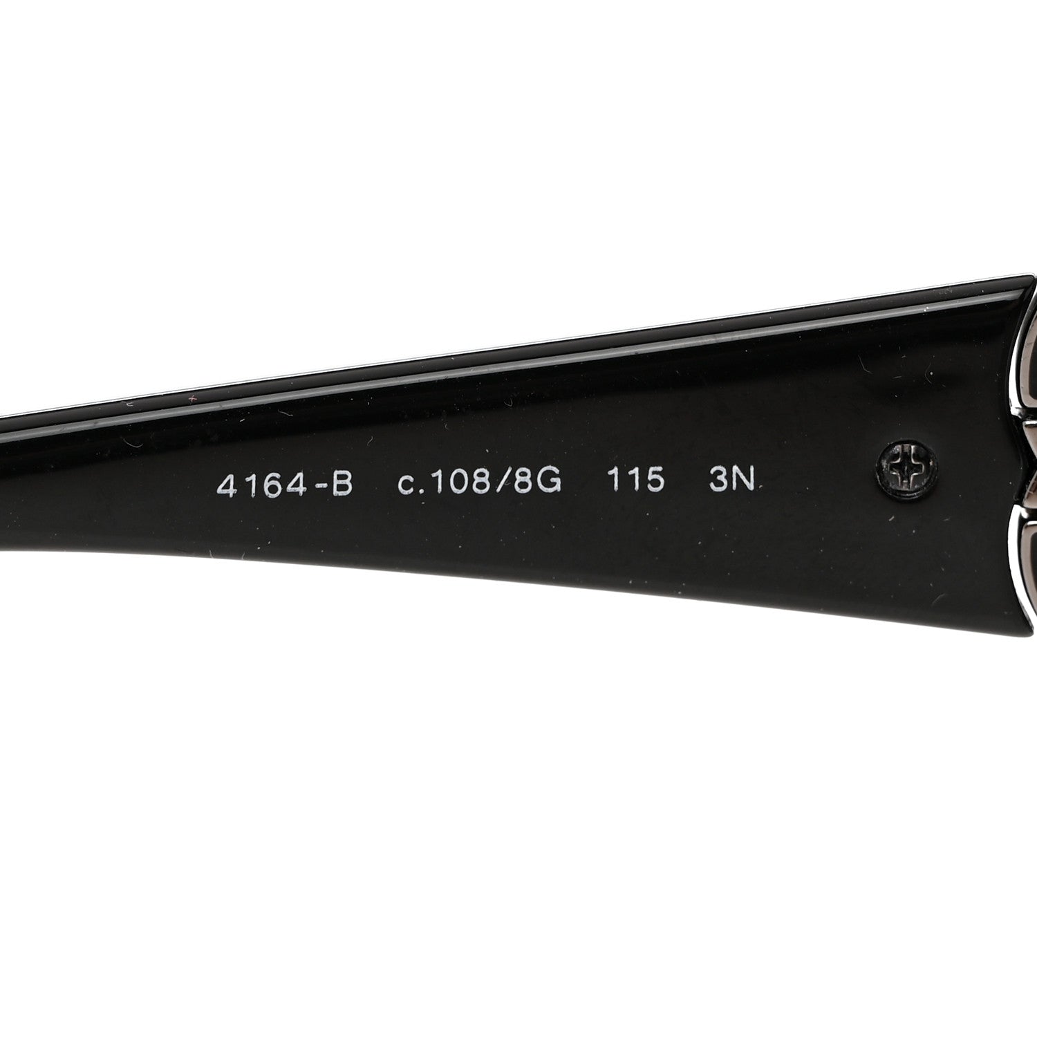 Chanel Swarovski Crystal Camellia CC Sunglasses 4164-B Black 5 of 7