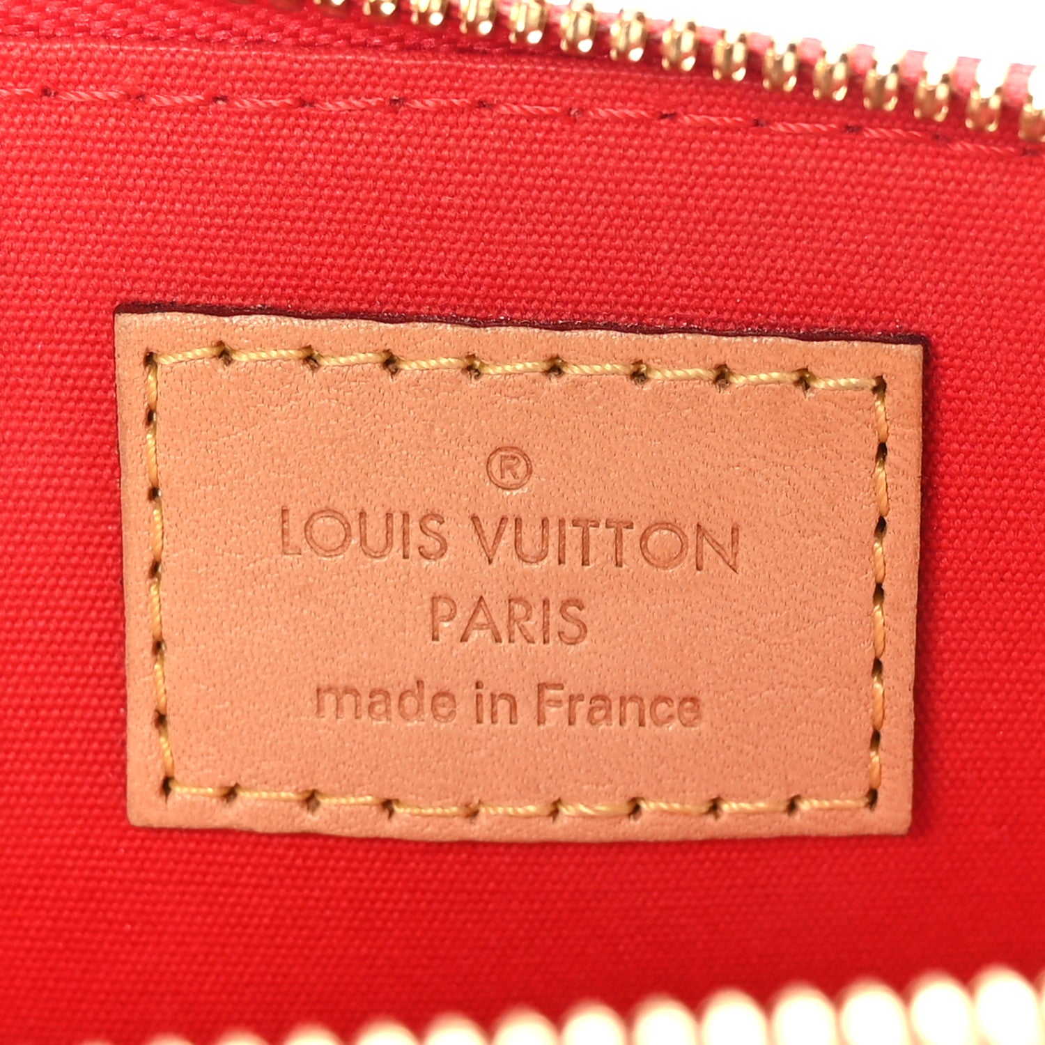 Louis Vuitton Vernis Alma BB Cherry 6 of 8