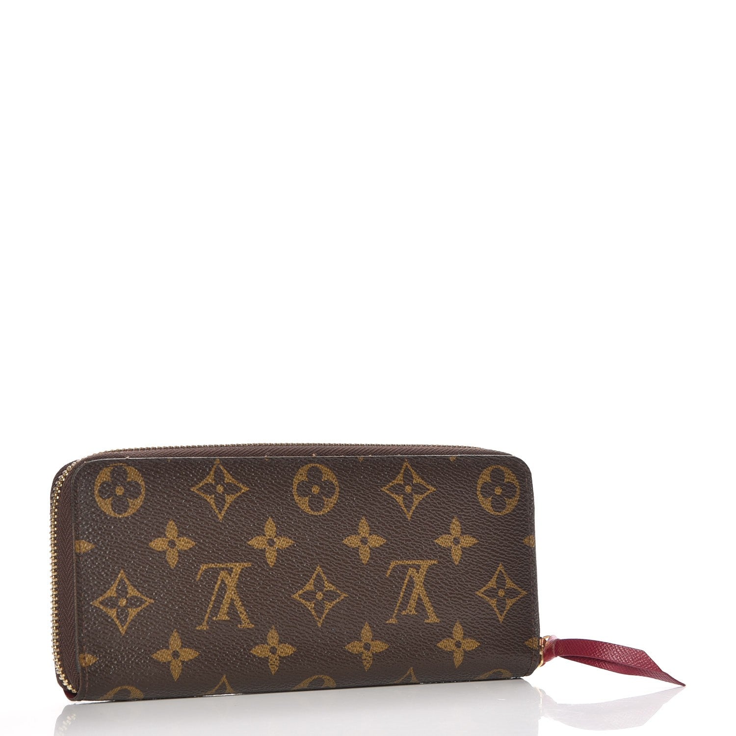 Louis Vuitton Monogram Clemence Wallet Fuchsia 3 of 7