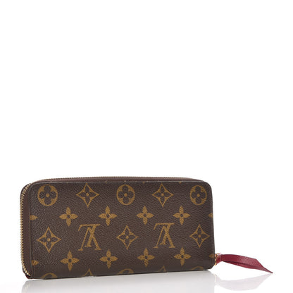 Louis Vuitton Monogram Clemence Wallet Fuchsia 3 of 7