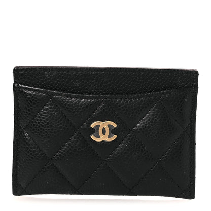 Chanel Caviar Quilted Card Holder Black 1 of 10