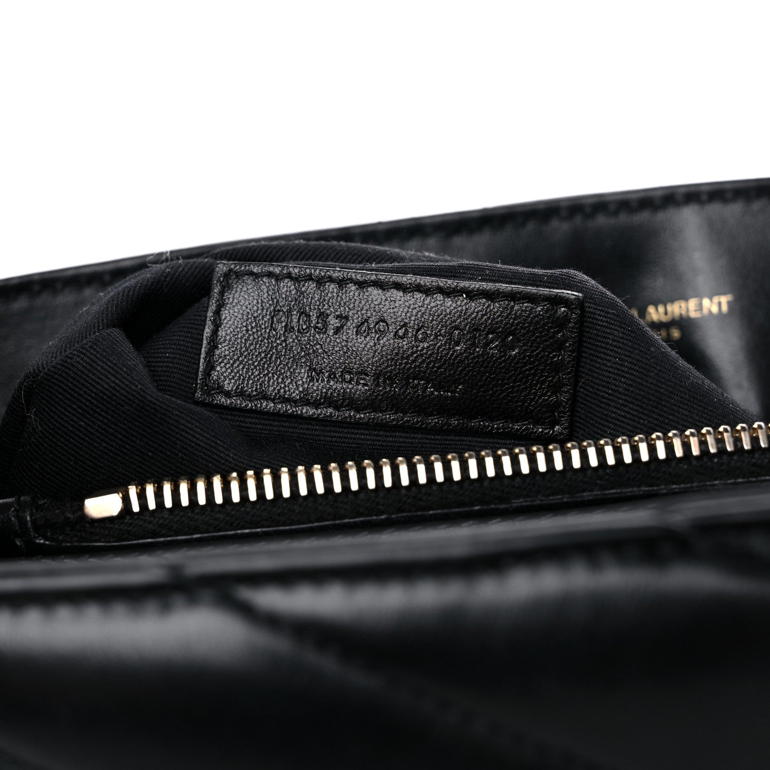 Saint Laurent Calfskin Y Quilted Monogram Medium Loulou Chain Satchel Black 8 of 14