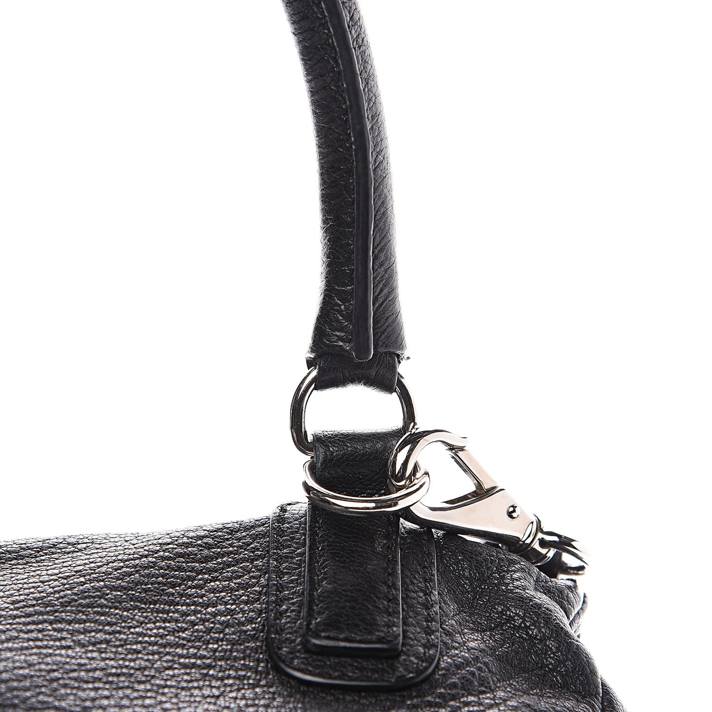Sugar Goatskin Small Pandora Black