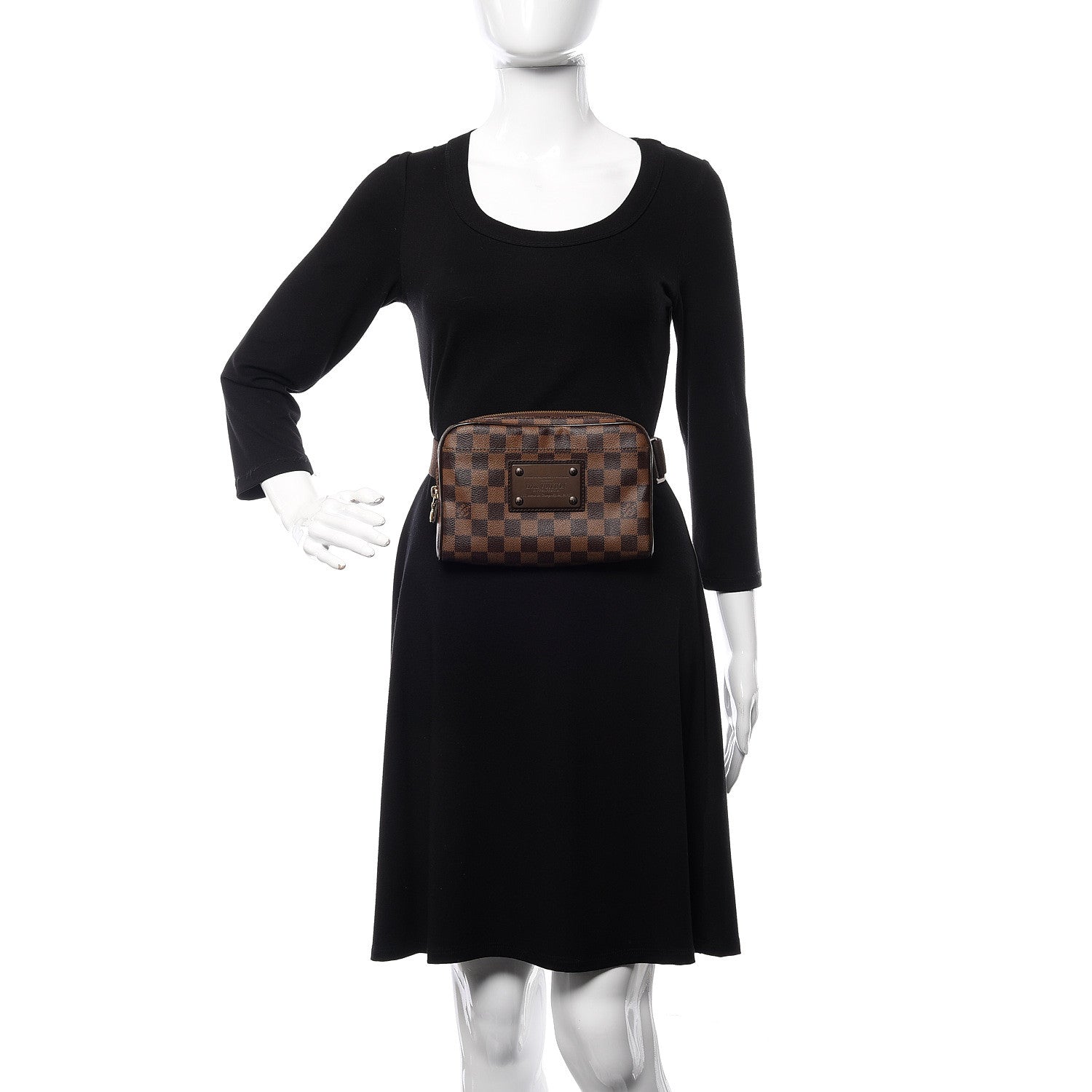 Louis Vuitton Damier Ebene Brooklyn Bum Bag 2 of 9