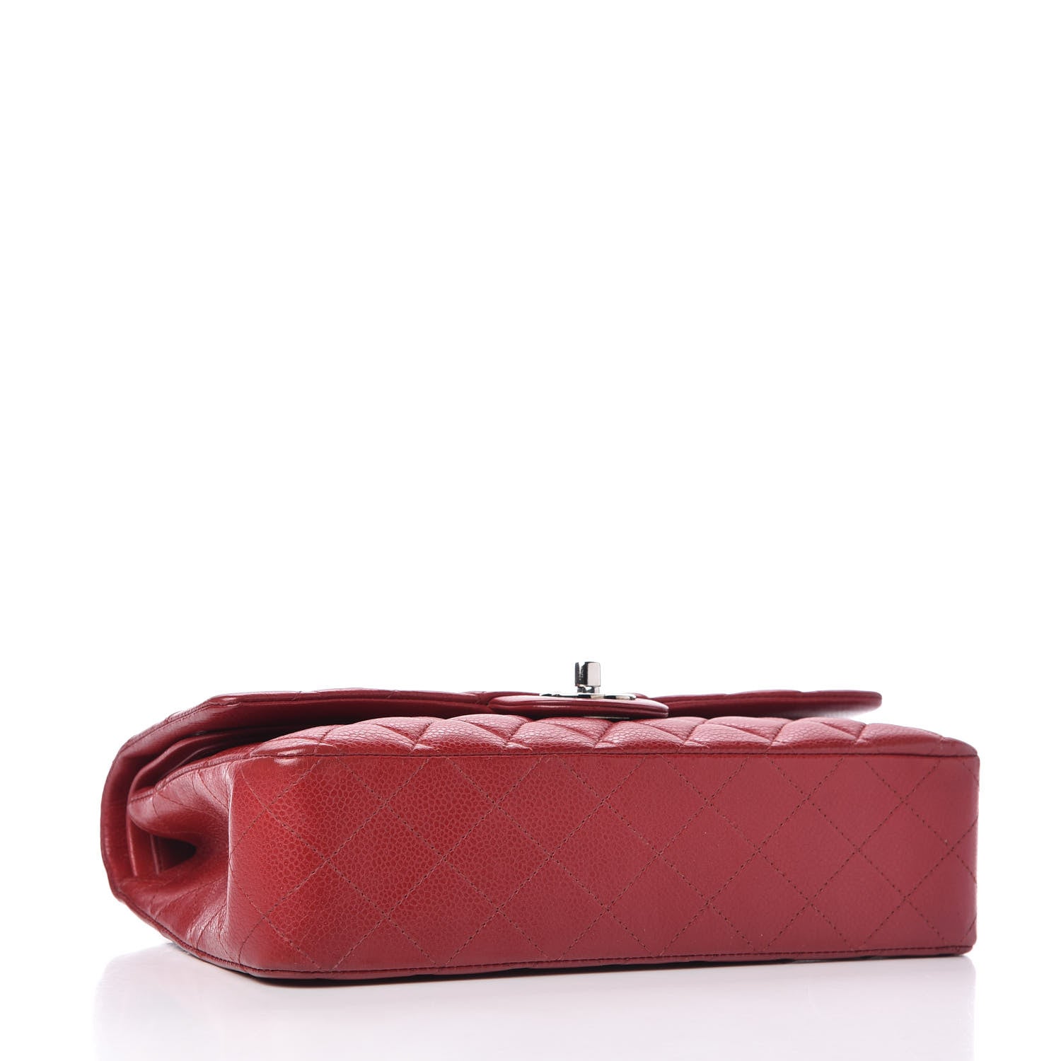 Chanel Caviar Quilted Medium Double Flap Red 4 of 10