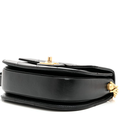 Chanel Calfskin Quilted Moon Messenger Black 10 of 10