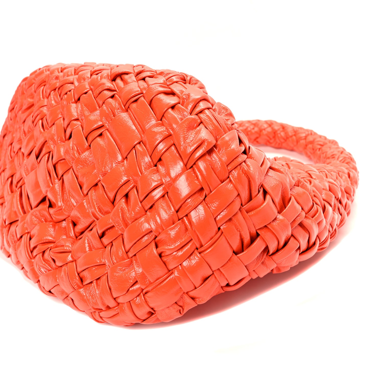 Calfskin Foulard Intreccio Discovery Athene Orange