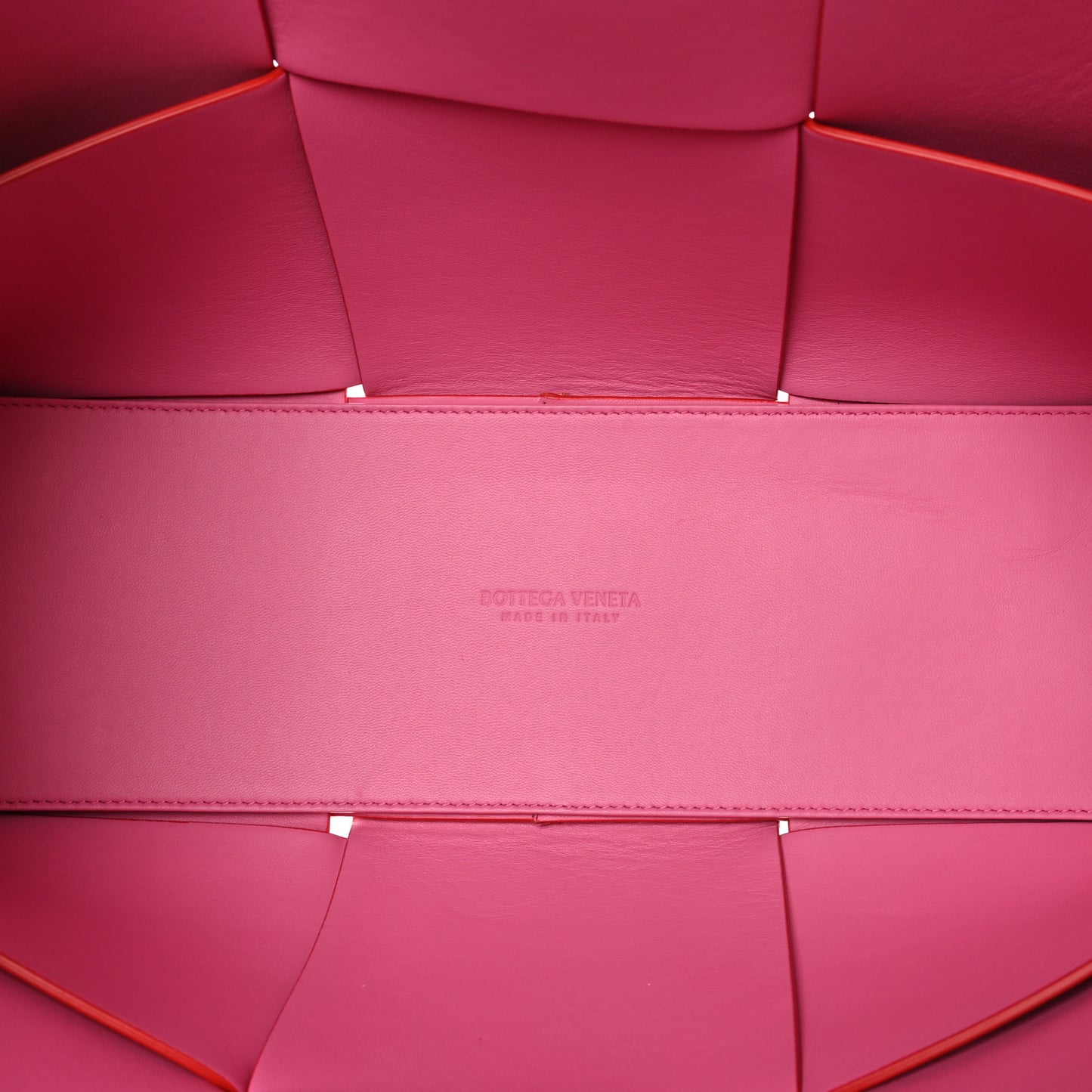 Nappa Maxi Intrecciato Arco Tote Firework