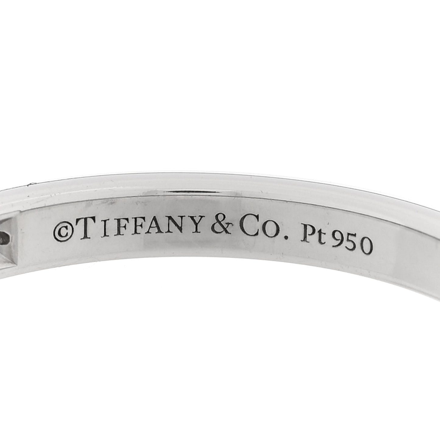 Platinum Diamond .17ctw Soleste Half Eternity Band Ring 49 5