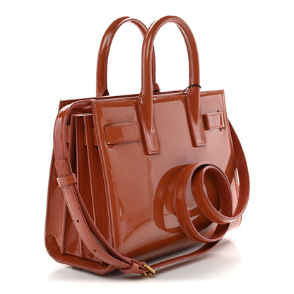 Saint Laurent Patent Nano Sac de Jour Mild Rose 3 of 10