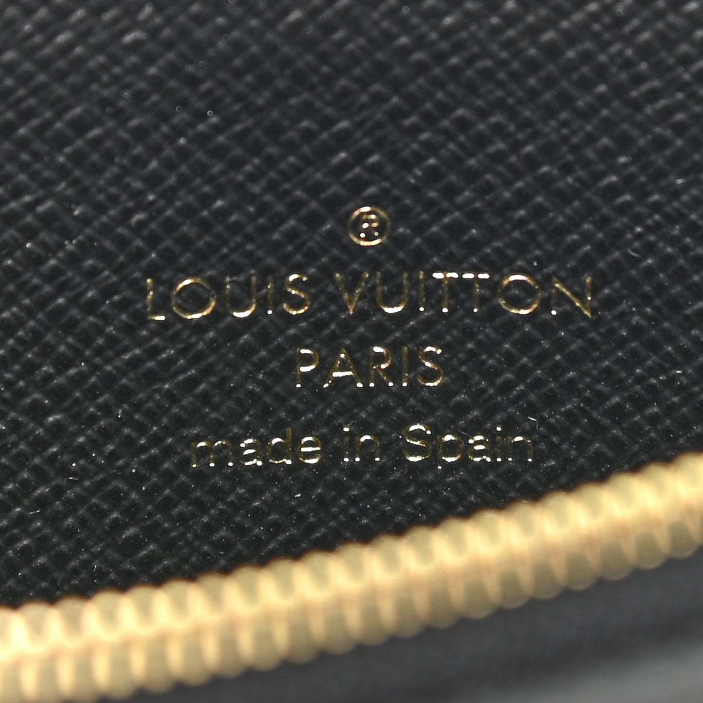 Monogram Slim Purse Black