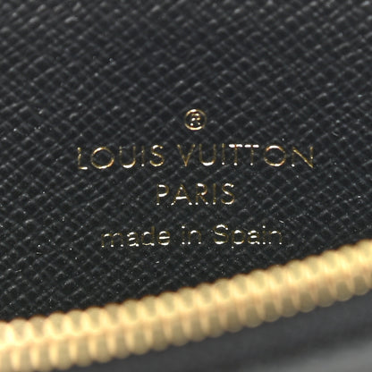 Louis Vuitton Monogram Slim Purse Black 6 of 7