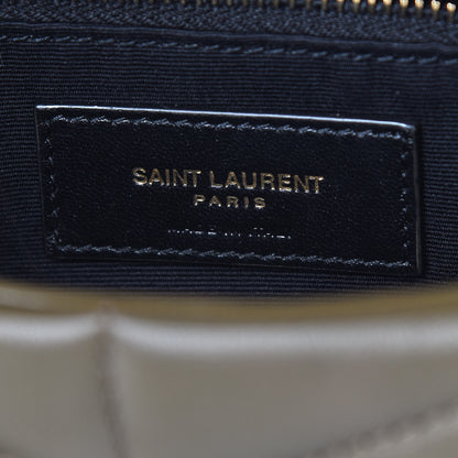 Saint Laurent Calfskin Quilted Toy Loulou Puffer Monogram Chain Satchel Seaweed 6 of 10