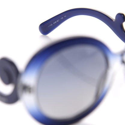 Prada Baroque Sunglasses SPR 27N Blue 5 of 7
