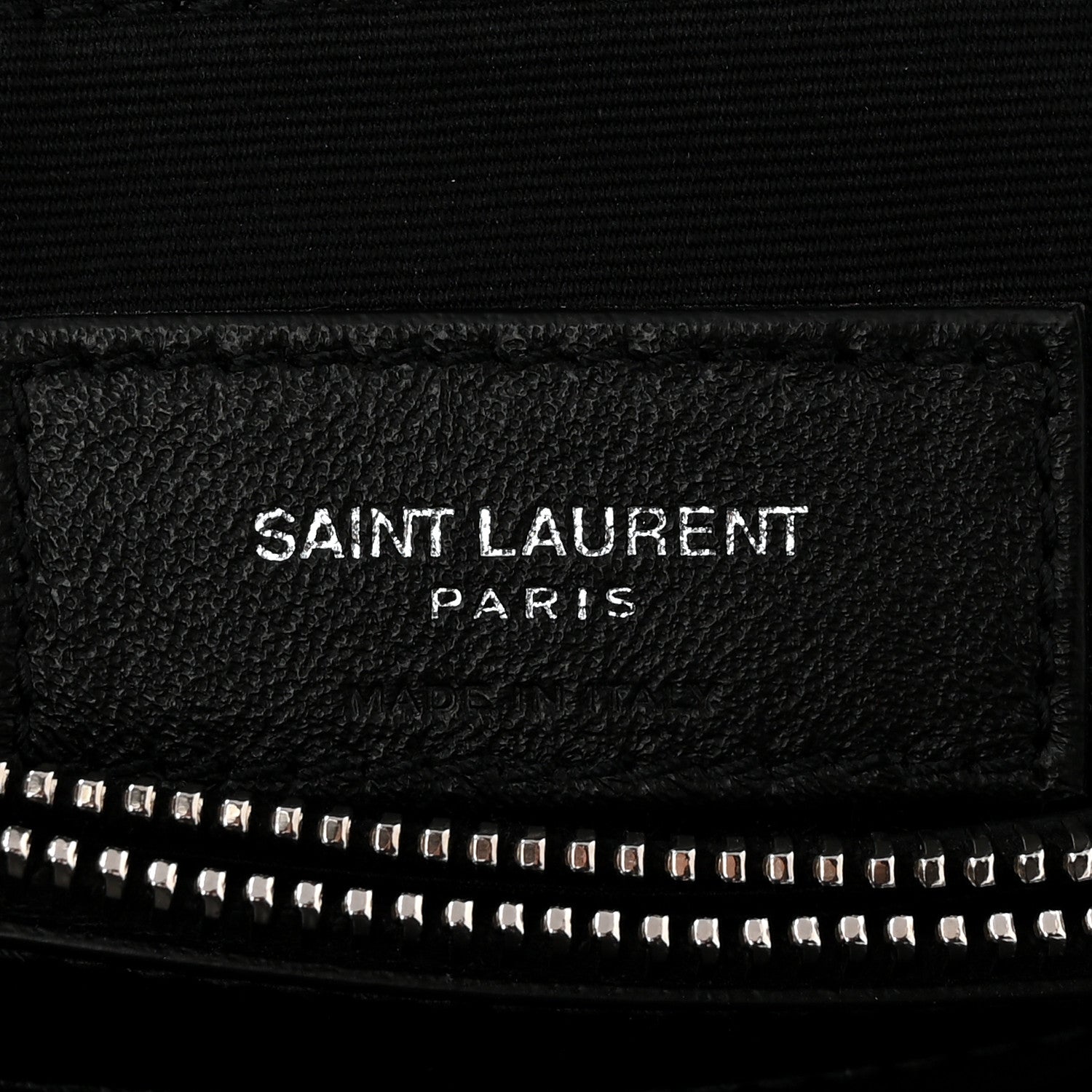 Saint Laurent Calfskin Y Quilted Monogram Medium Loulou Chain Satchel Black 6 of 10