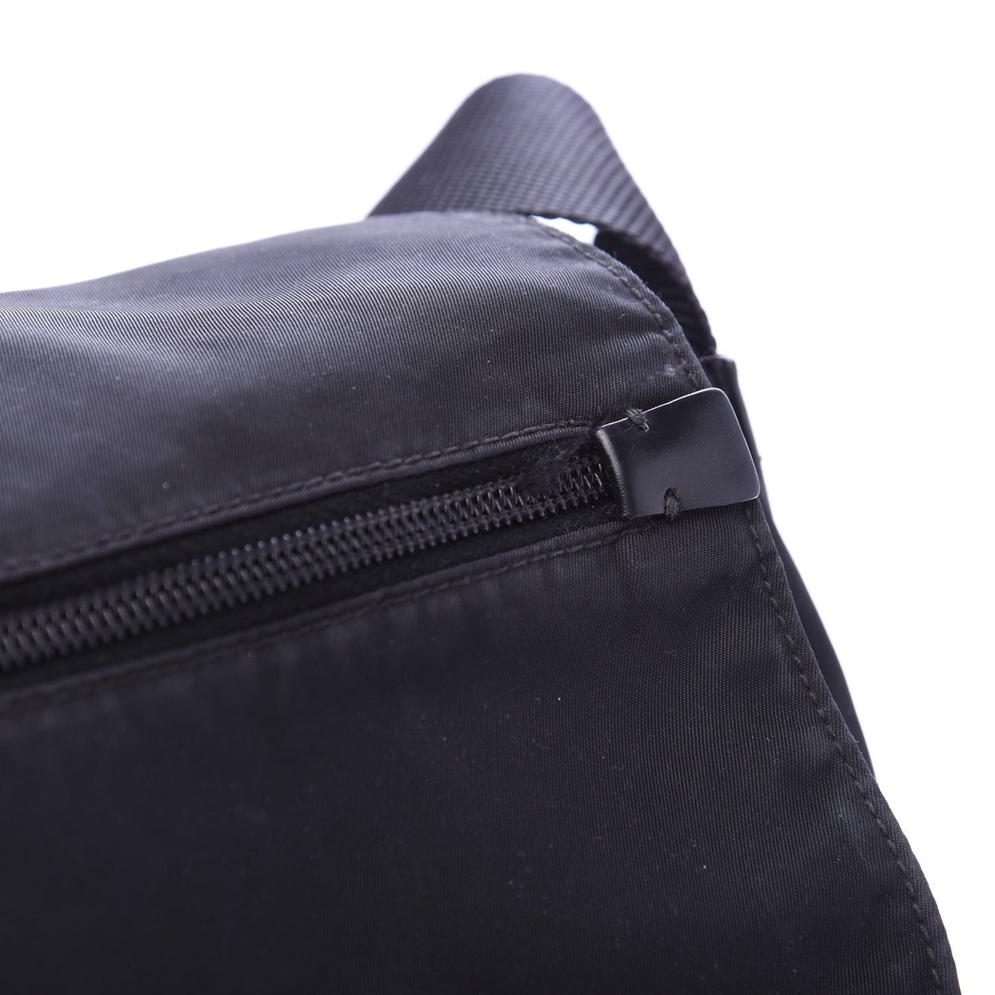 Nylon Vela Sport Messenger Bag Black