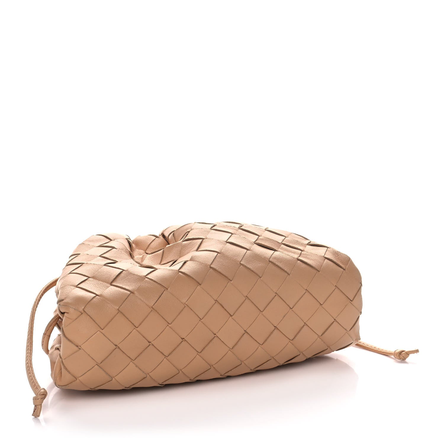 Bottega Veneta Nappa Intrecciato The Mini Pouch Almond 5 of 12