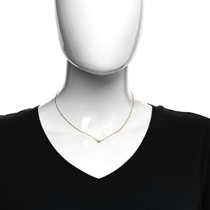 Cartier 18K Yellow Gold Diamond SM D'Amour Pendant Necklace 2 of 7