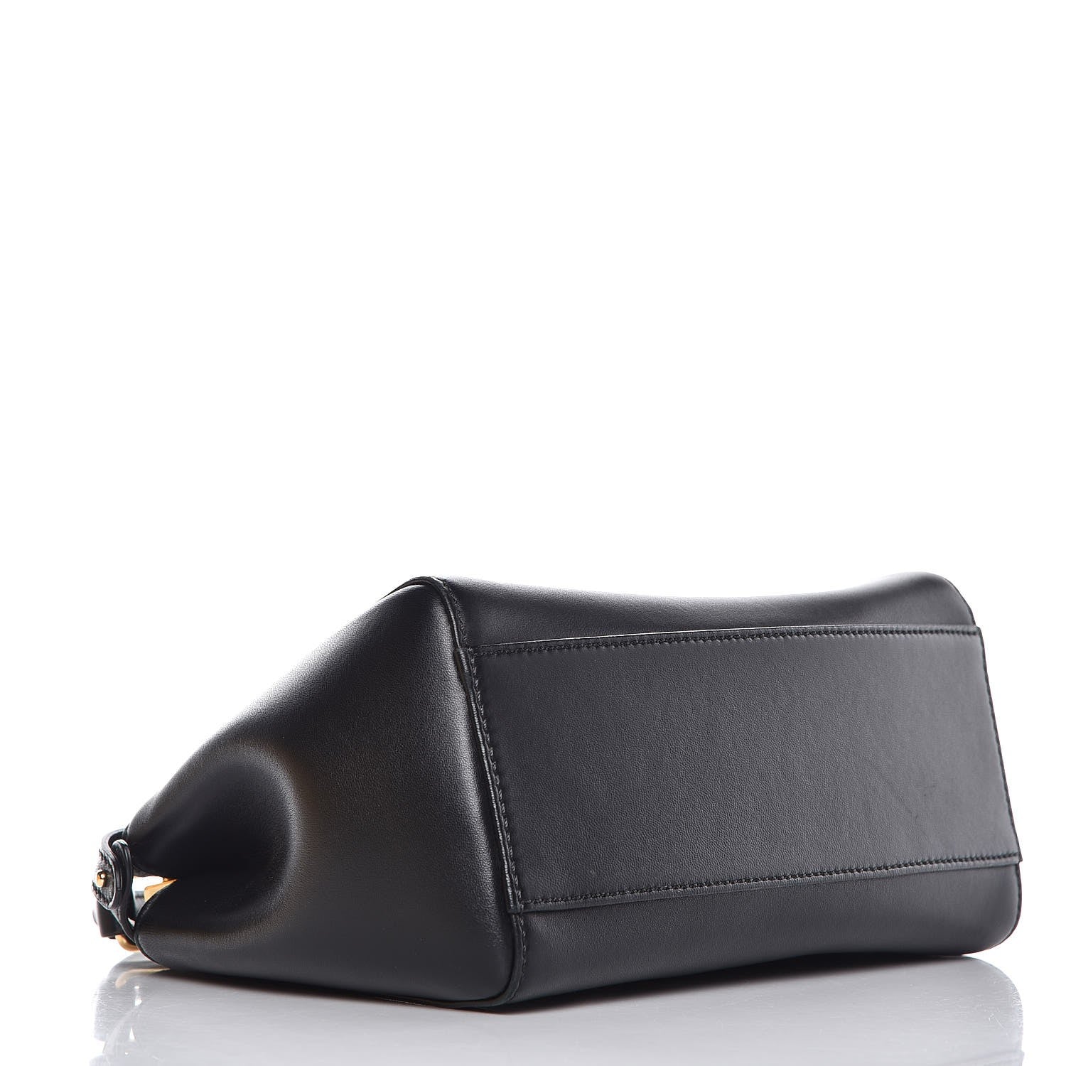 Fendi Nappa Mini Peekaboo Iconic Satchel Black 4 of 10