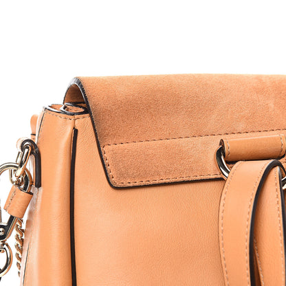 Chloe Suede Calfskin Small Faye Backpack Blushy Pink 10 of 11