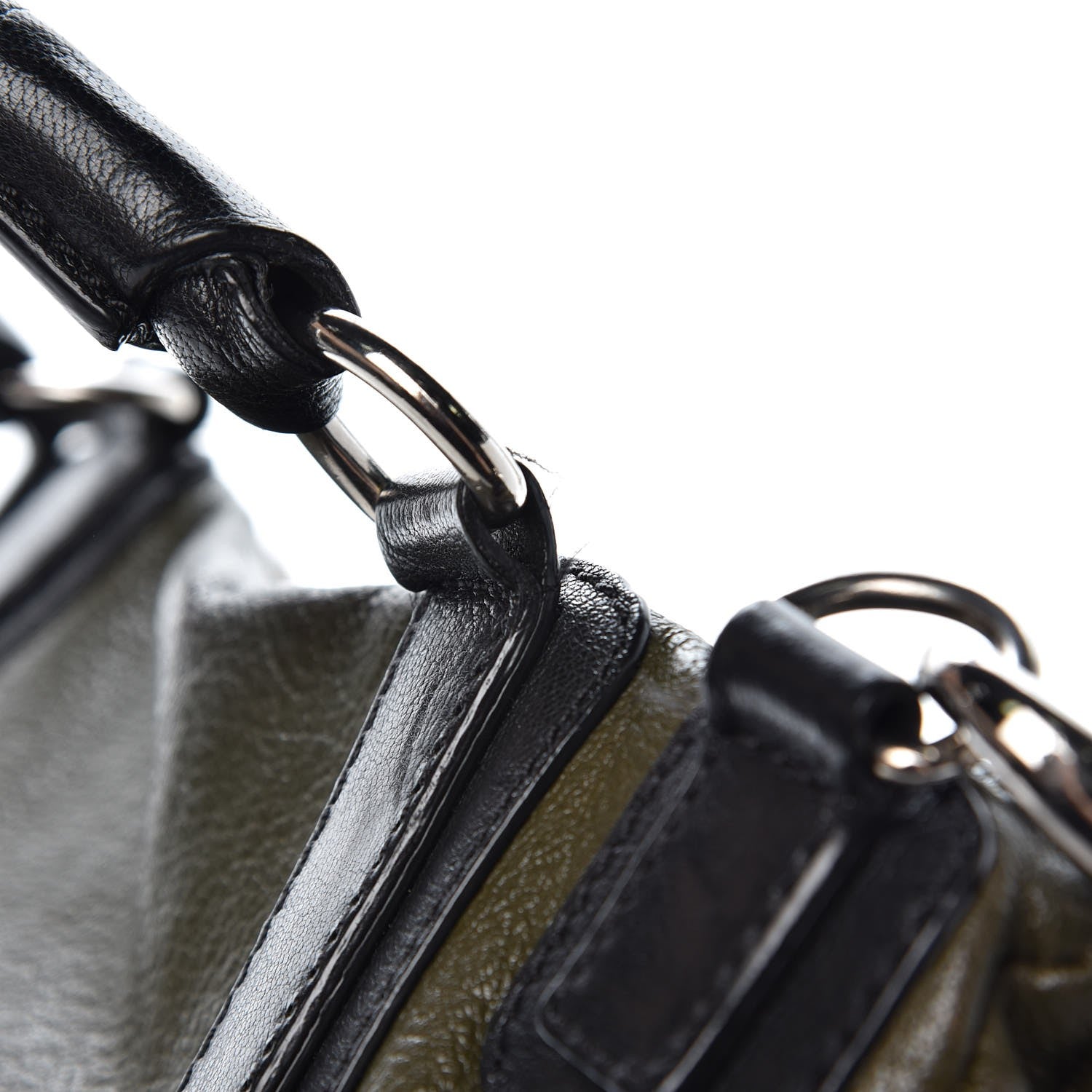 Givenchy Sugar Goatskin Medium Tri-Color Pandora Khaki Black 16 of 16