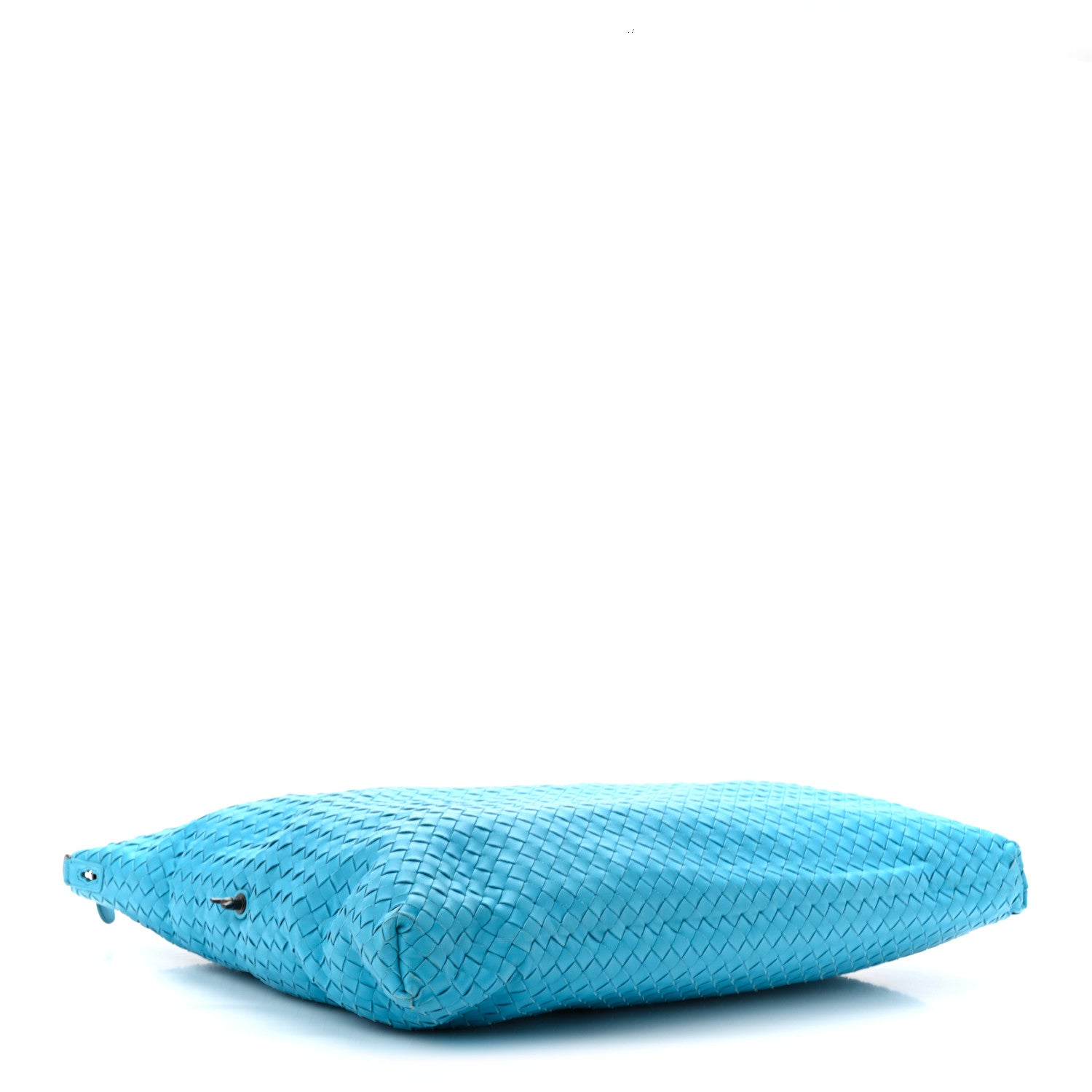 Bottega Veneta Nappa Intrecciato Maxi Convertible Tote Turquoise 5 of 11