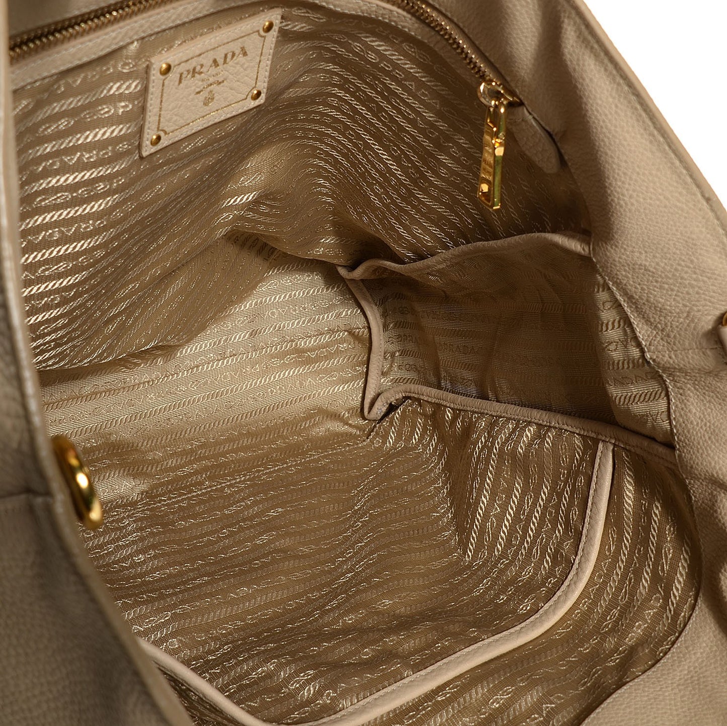 Vitello Daino North South Tote Sabbia
