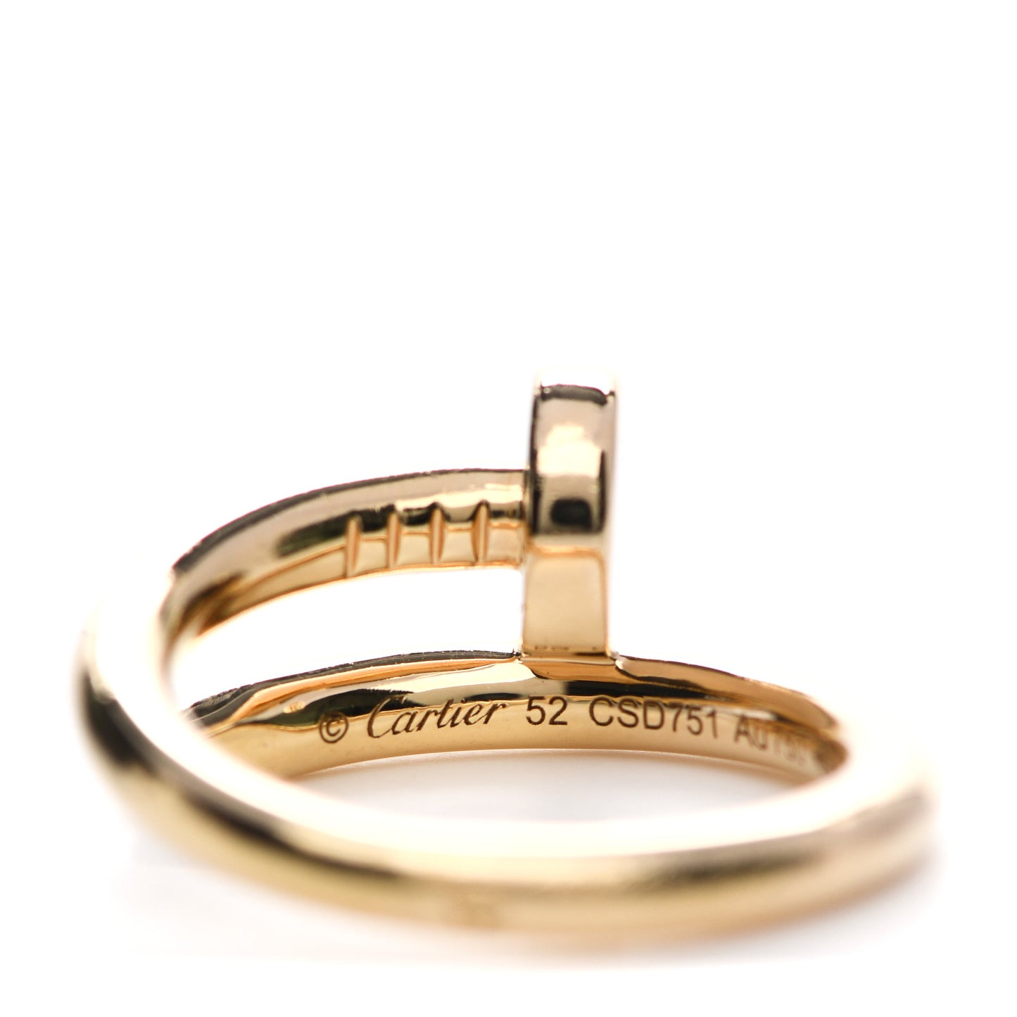 18K Yellow Gold Juste Un Clou Ring 52 6