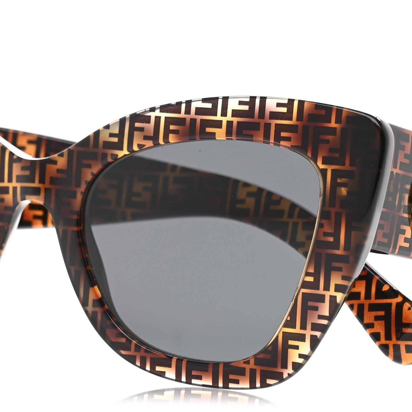 Acetate F is Fendi FF 51mm Cat Eye Sunglasses 0327/S Tortoise Camouflage