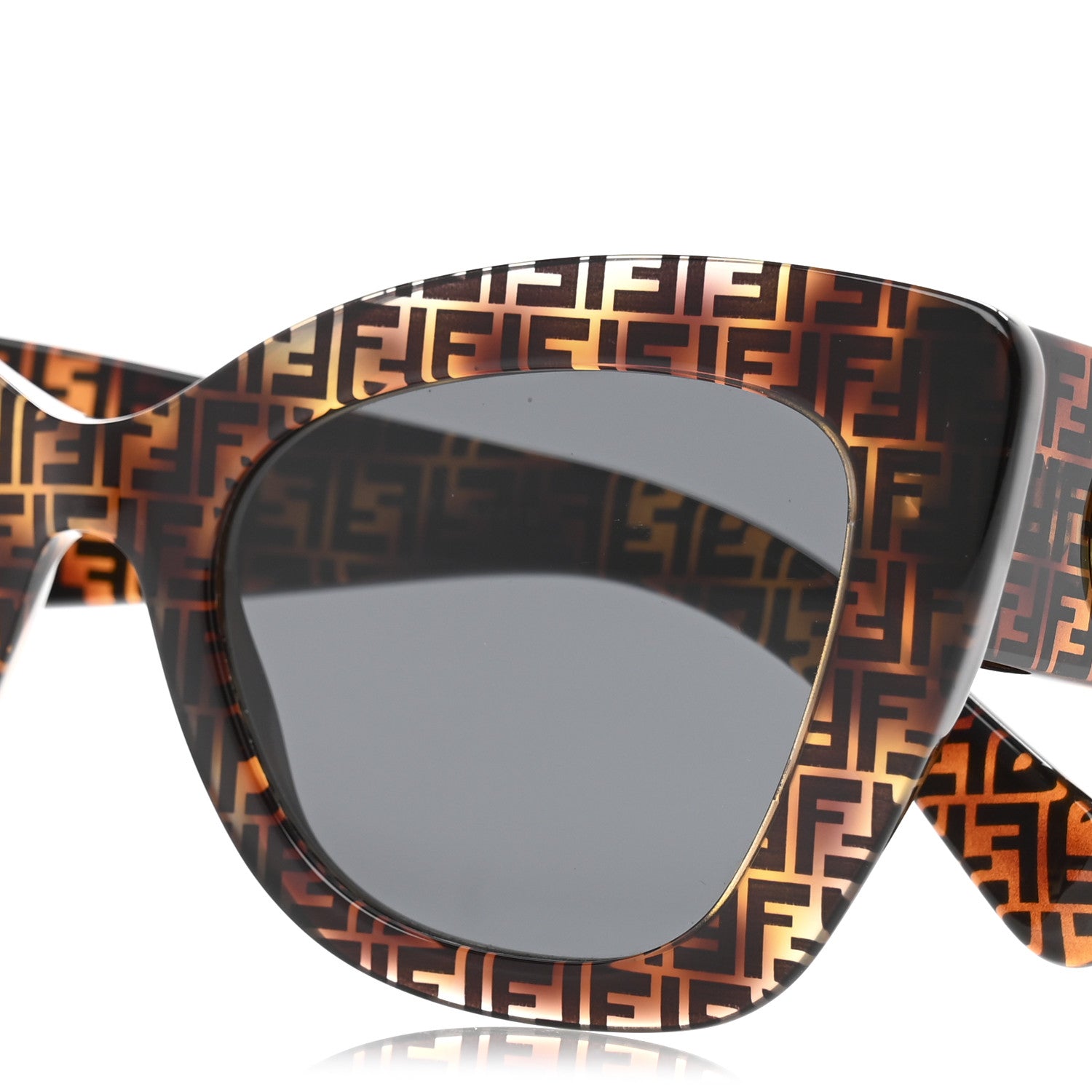 Fendi Acetate F is Fendi FF 51mm Cat Eye Sunglasses 0327/S Tortoise Camouflage 7 of 8