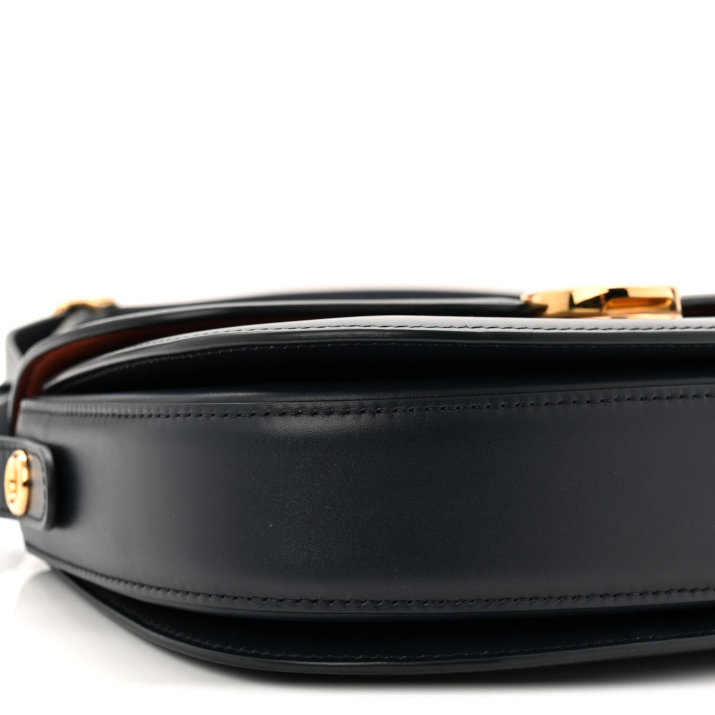 Smooth Calfskin Small Ghiera Bag Navy