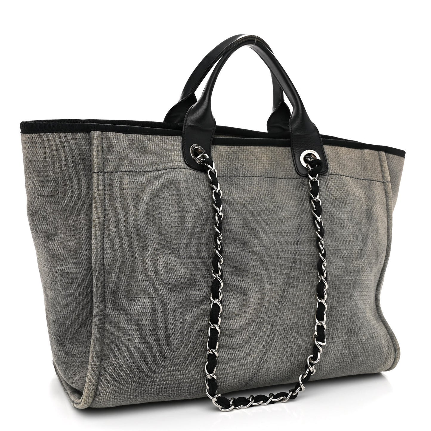 Canvas Medium Deauville Tote Grey