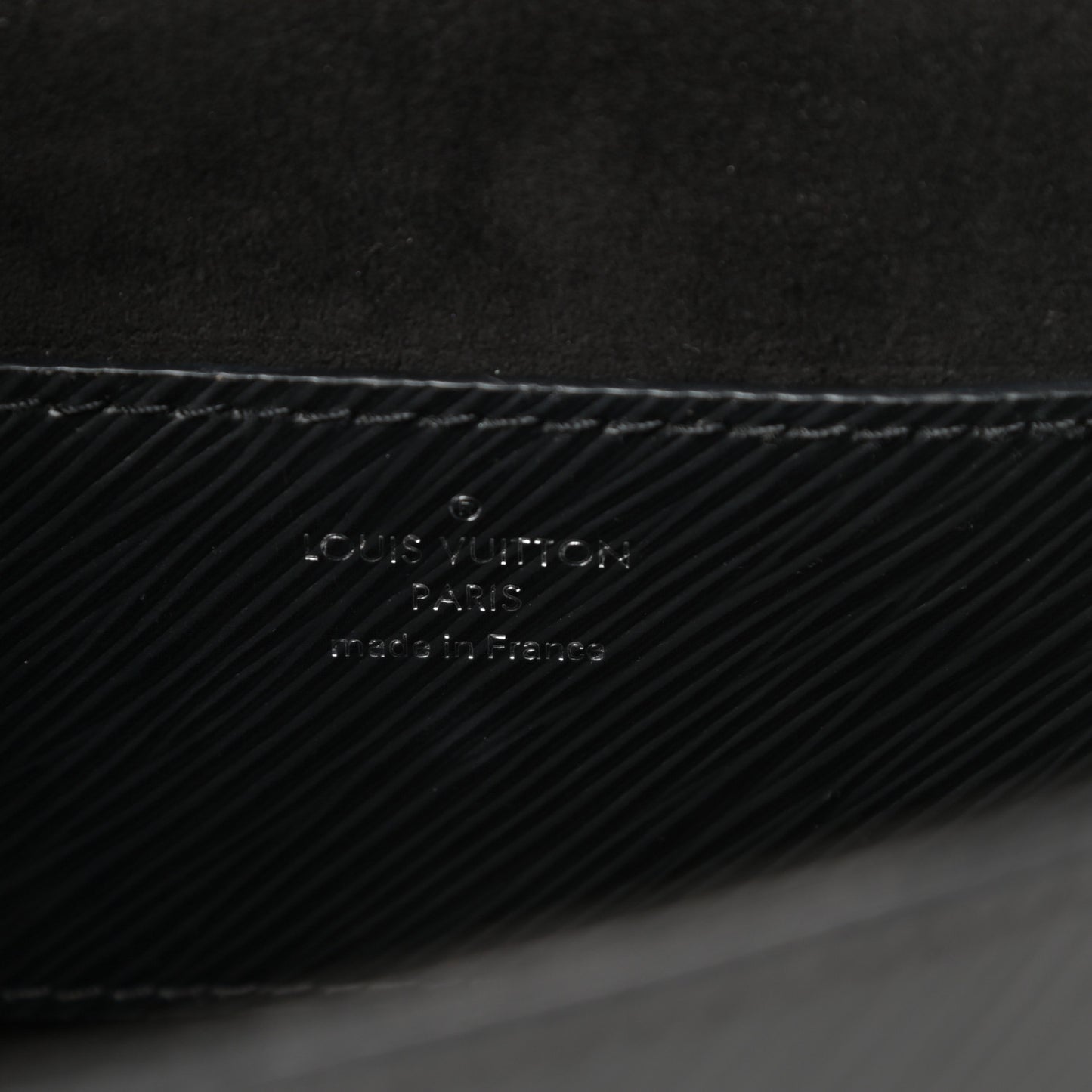 Epi Braided Twist Shoulder Bag MM Black