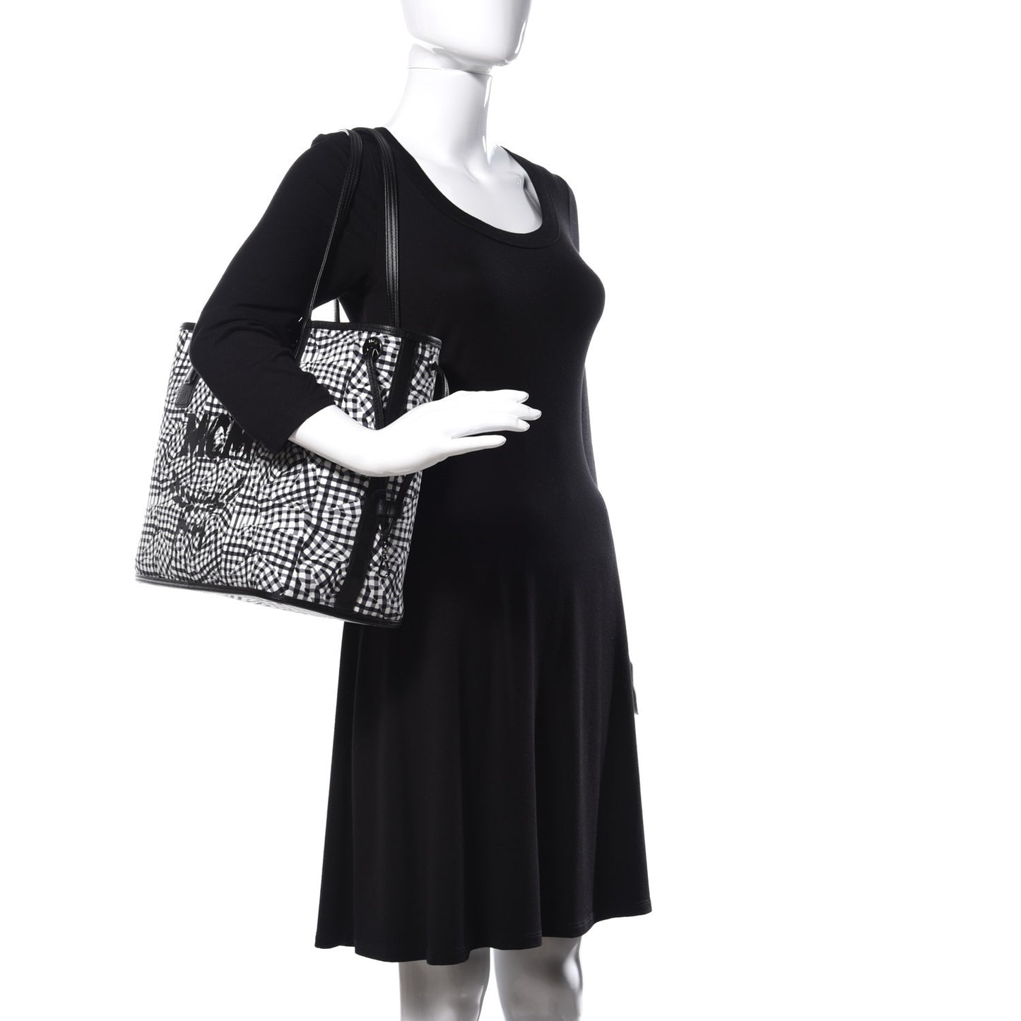 Visetos Medium Liz Reversible Shopper Tote Black
