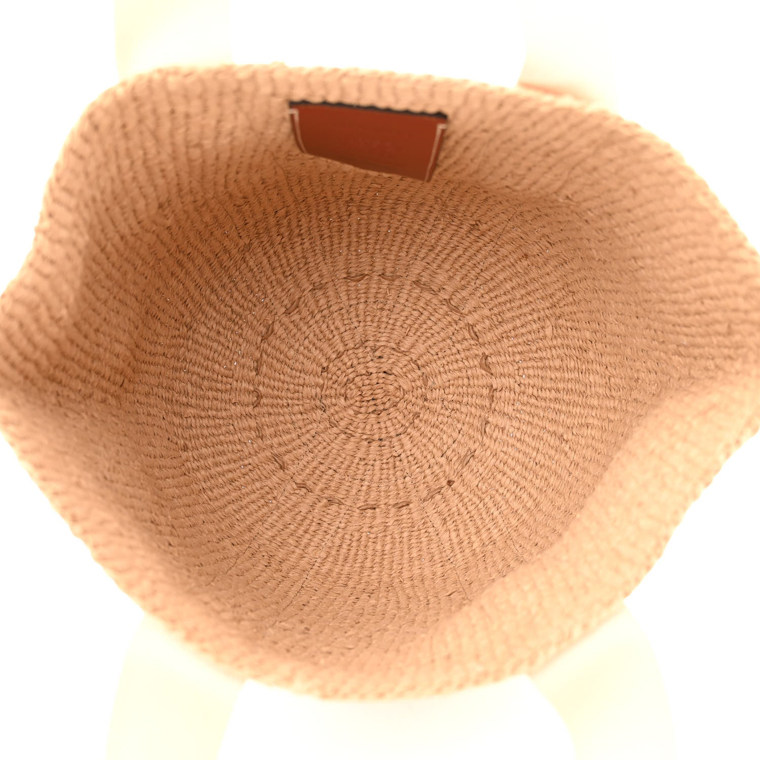 Chloe Raffia Large Woody Tote White 5 of 9