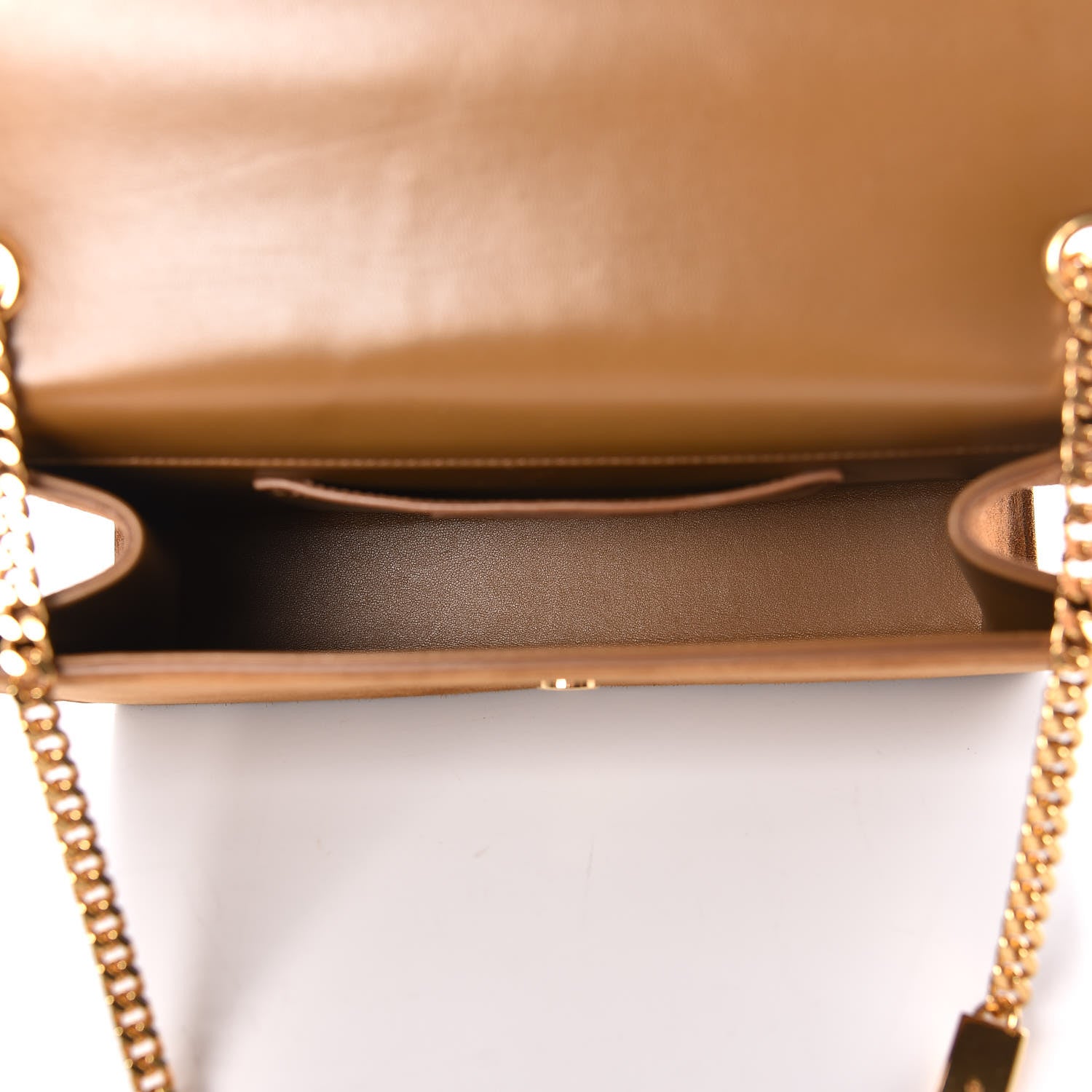 Saint Laurent Suede Medium Classic Monogram Kate Tassel Satchel Light Ochre 7 of 11