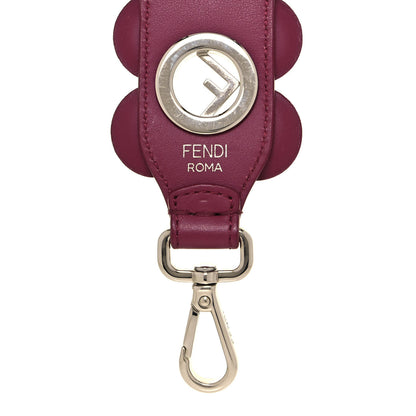 Fendi Vitello Century Opaco F is Fendi Floral Mini Strap You Black Cherry 3 of 5