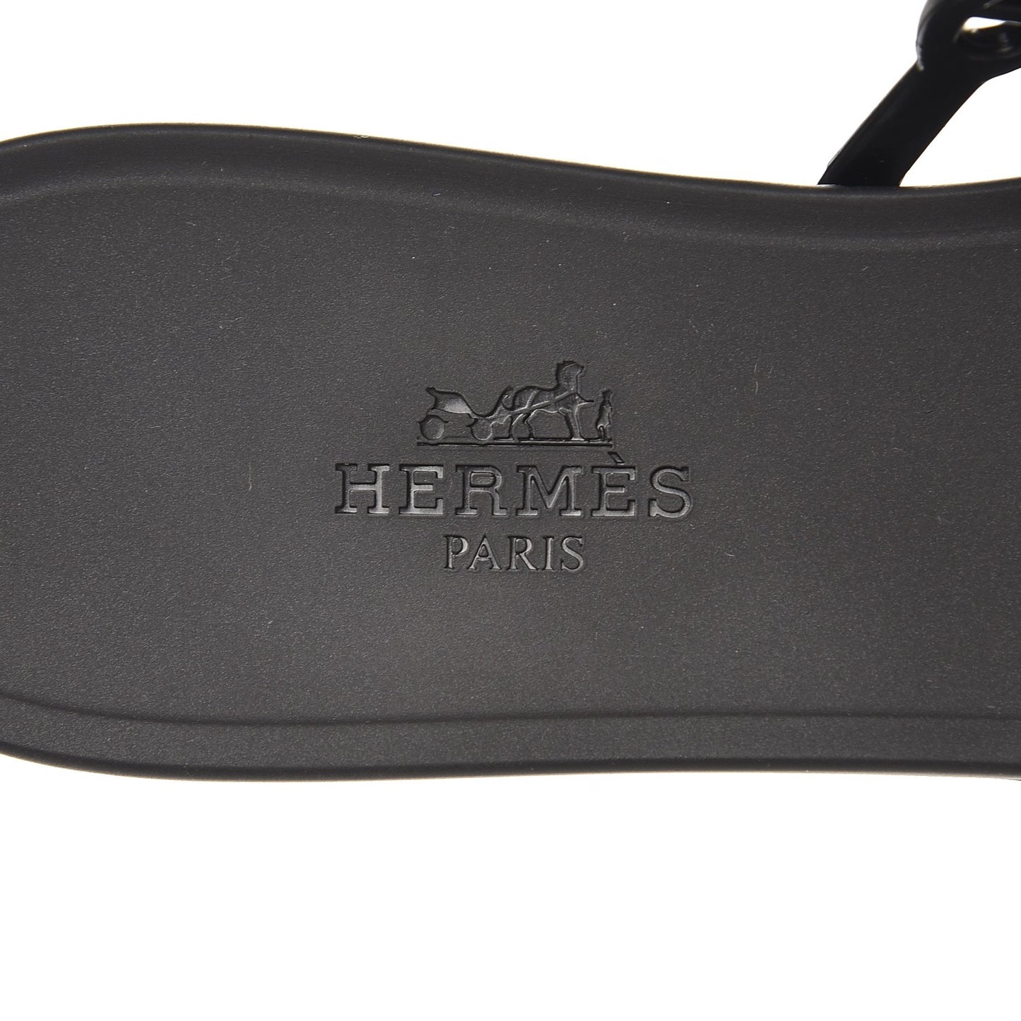Rubber Chaine d'Ancre Rivage Sandals 37 Black