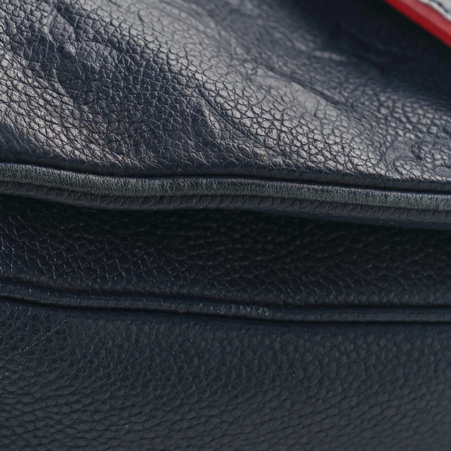 Louis Vuitton Empreinte Pochette Metis Marine Rouge 9 of 12