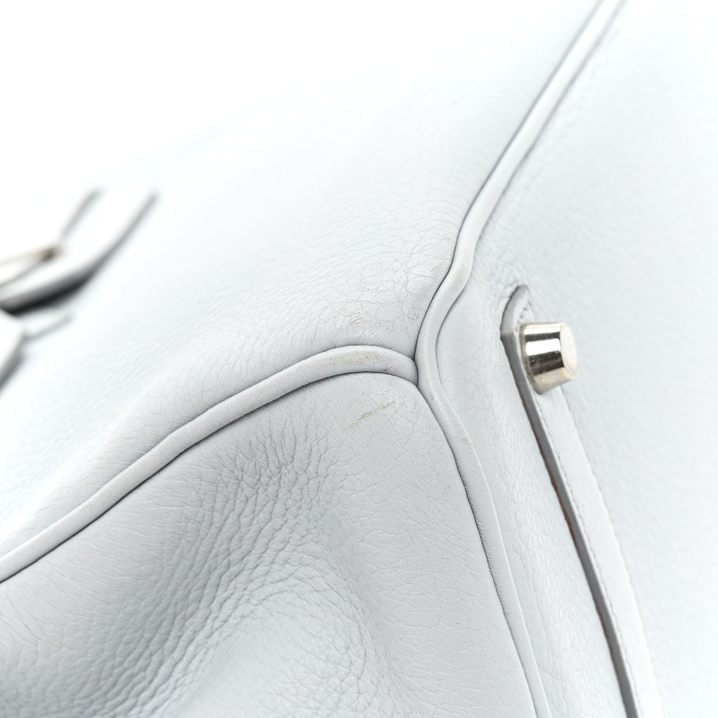 Taurillon Clemence Birkin 35 Gris Perle