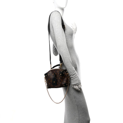 Louis Vuitton Monogram Petite Malle Souple Black 2 of 10