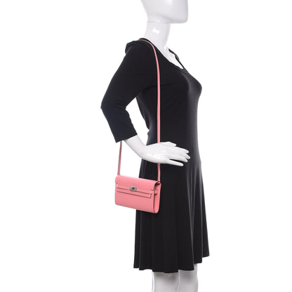 Hermes Epsom Kelly Wallet To Go Rose Confetti 2 of 8