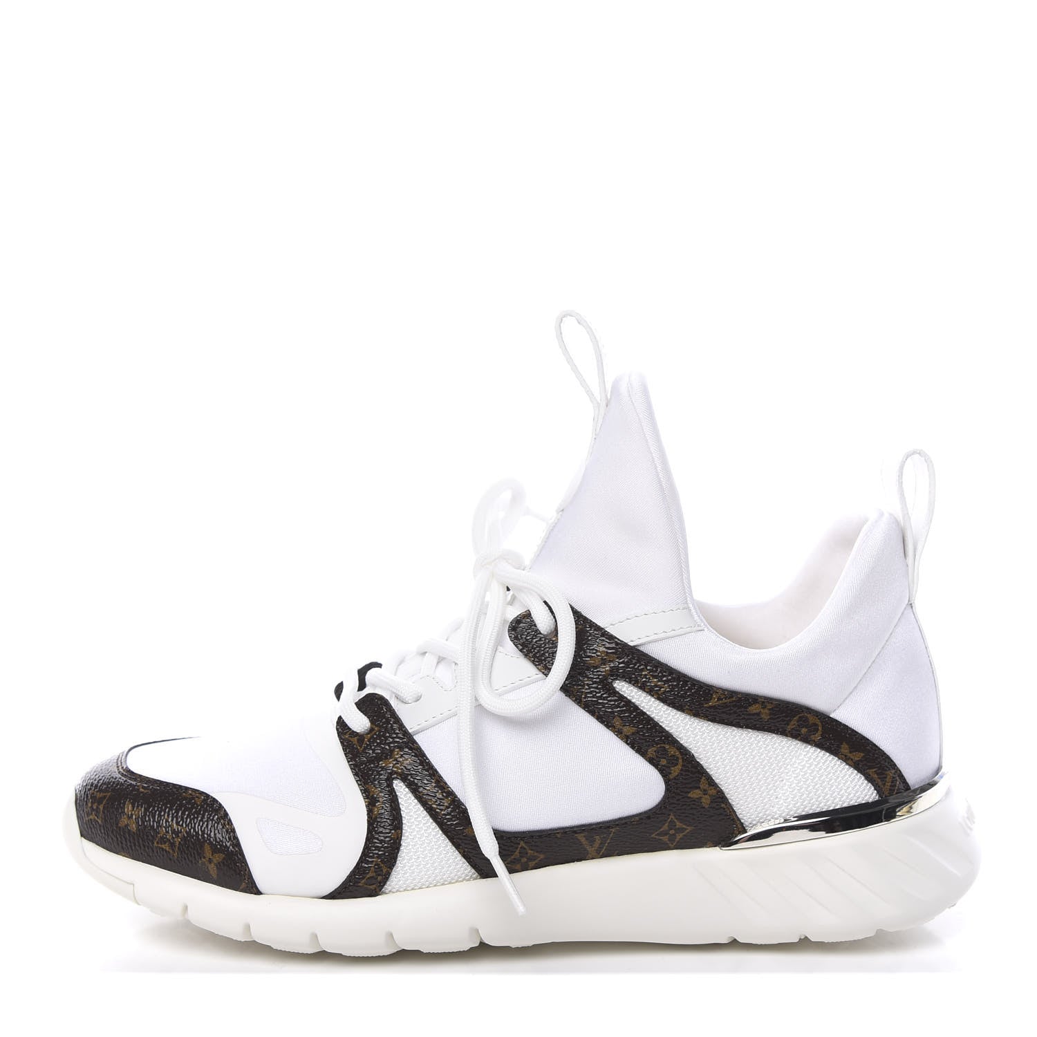 Louis Vuitton Technical Nylon Monogram Rubber Aftergame Sneakers 37 1 of 9