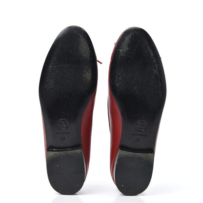 Chanel Lambskin Cap Toe Ballerina Flats 36 Red 6 of 12