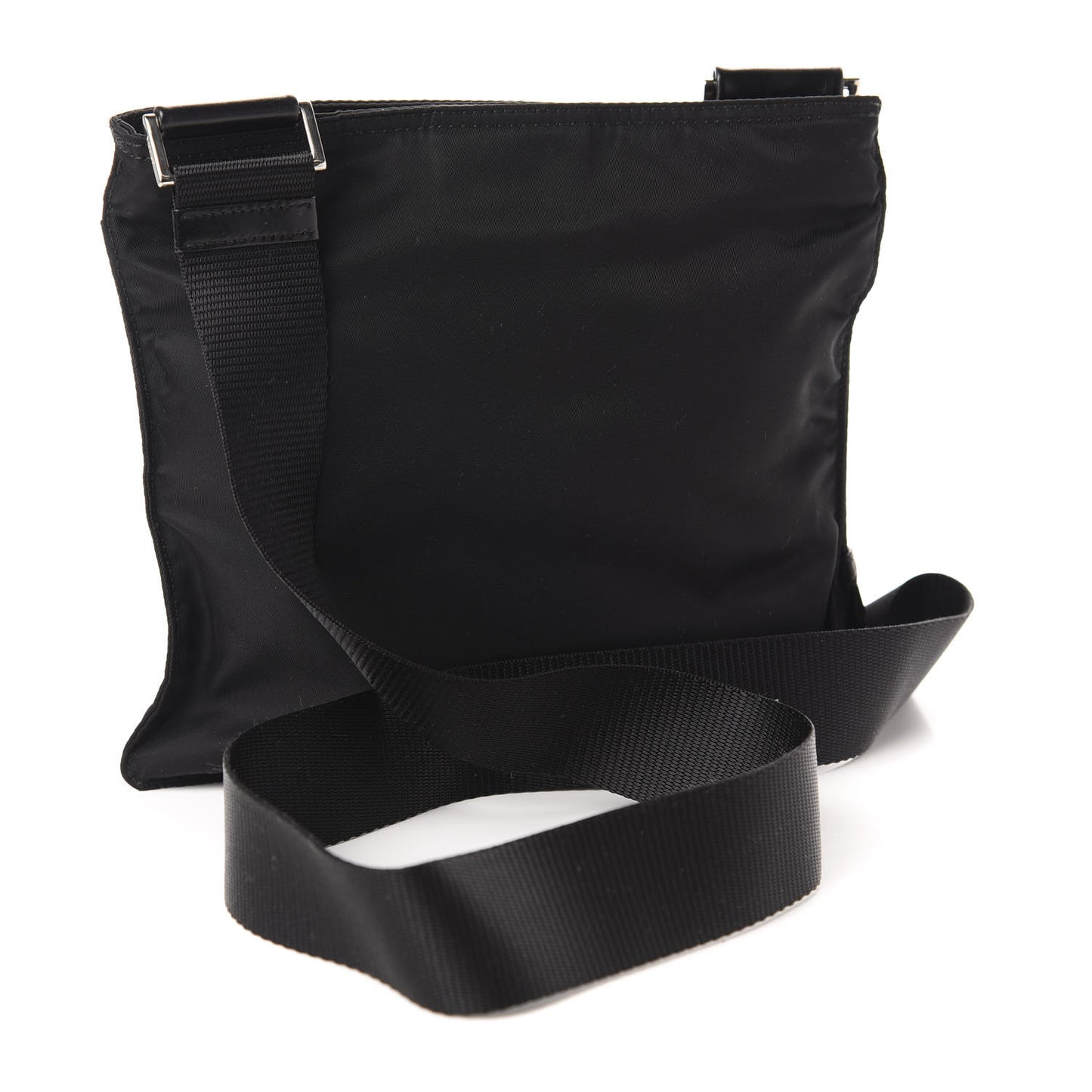 Tessuto Nylon Messenger Bag Black