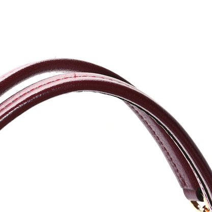 Salvatore Ferragamo Buffalo Betulla Tote Bordeaux 10 of 11