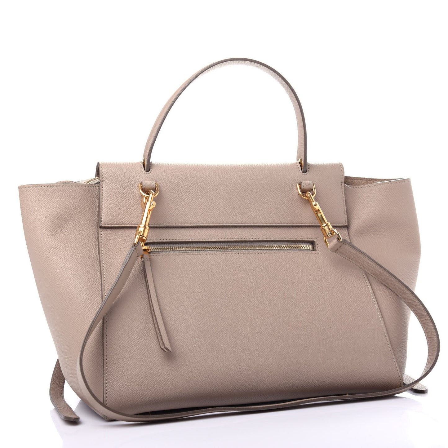 Grained Calfskin Mini Belt Bag Light Taupe
