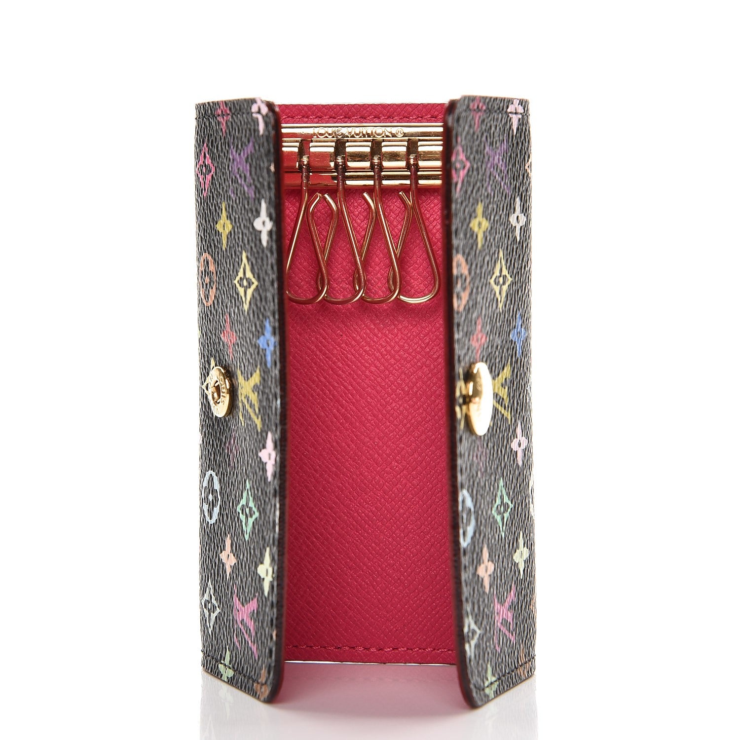 Louis Vuitton Monogram Multicolor Multicles 4 Key Holder Black Grenade 5 of 7