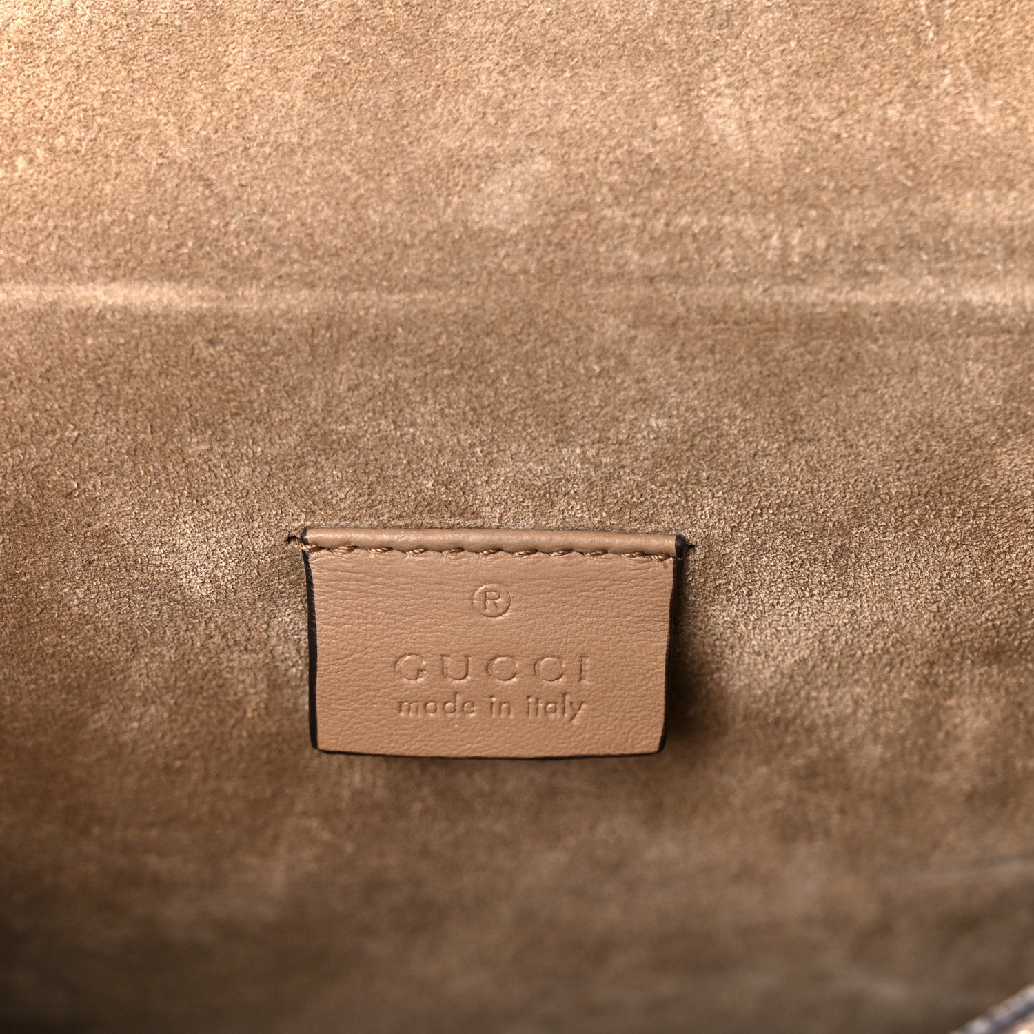 Gucci GG Supreme Monogram Medium Dionysus Shoulder Bag Taupe 6 of 11